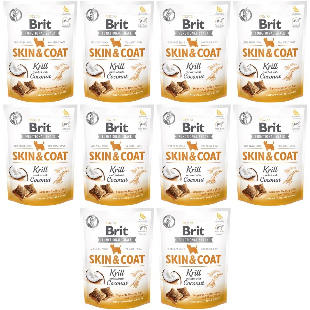 Brit Skin&Coat Karides ve Hindistan Cevizli Köpek Ödülü 150gr - 10 Adet