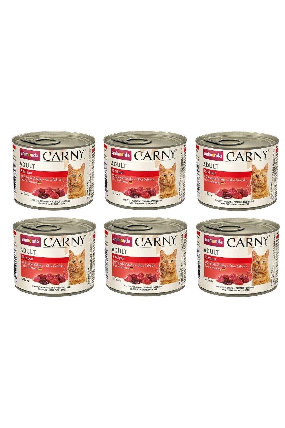 Carny Sığır Etli Kedi Konservesi 200 Gr. X 6 Adet