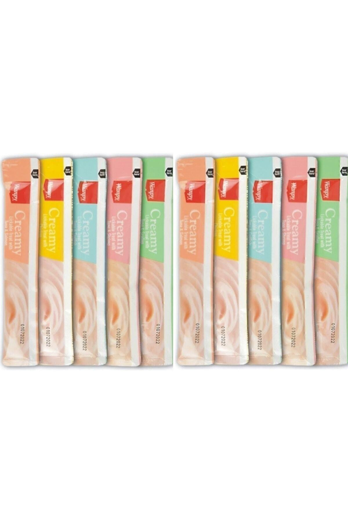 Creamy Cat Treat Karışık Krema Sıvı Kedi Ödül Maması 14 gr X 20 Adet