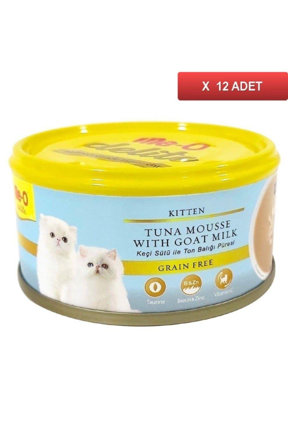 Delite Ton Balık Ve Keçi Sütü Tahılsız Kedi Konservesi 80 Gr (12 Adet)