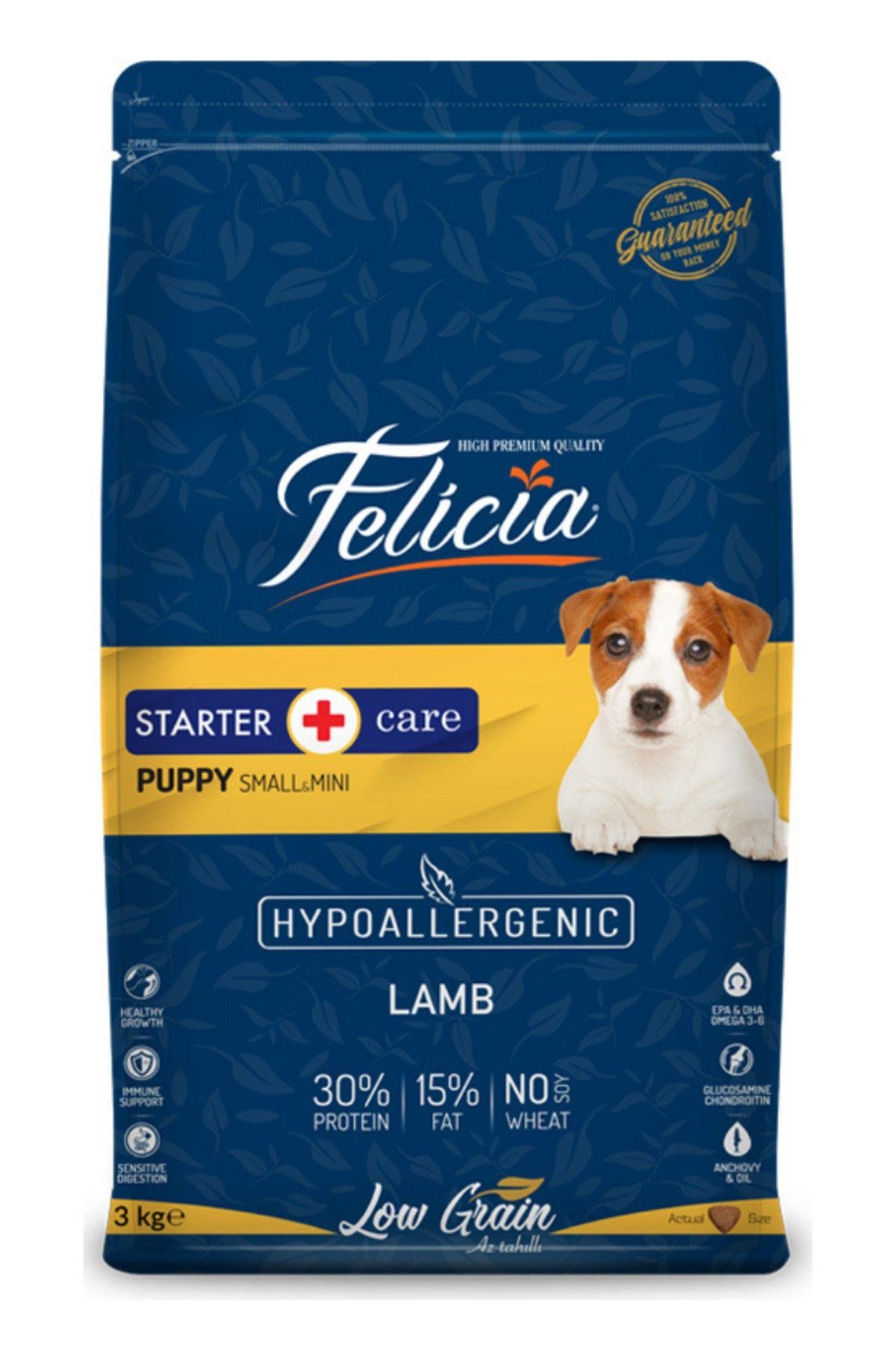 HypoAllergenic Kuzulu Küçük/Orta Irk Düşük Tahıllı Yavru Köpek Maması 3kg - 3 Adet