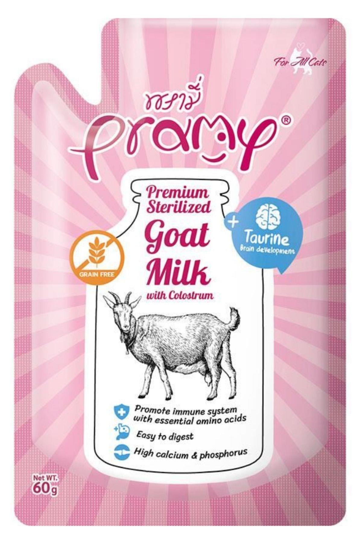 Kolostrum ve Taurinli Yavru Kediler İçin Sterilize Keçi Sütü 60gr - 6 Adet