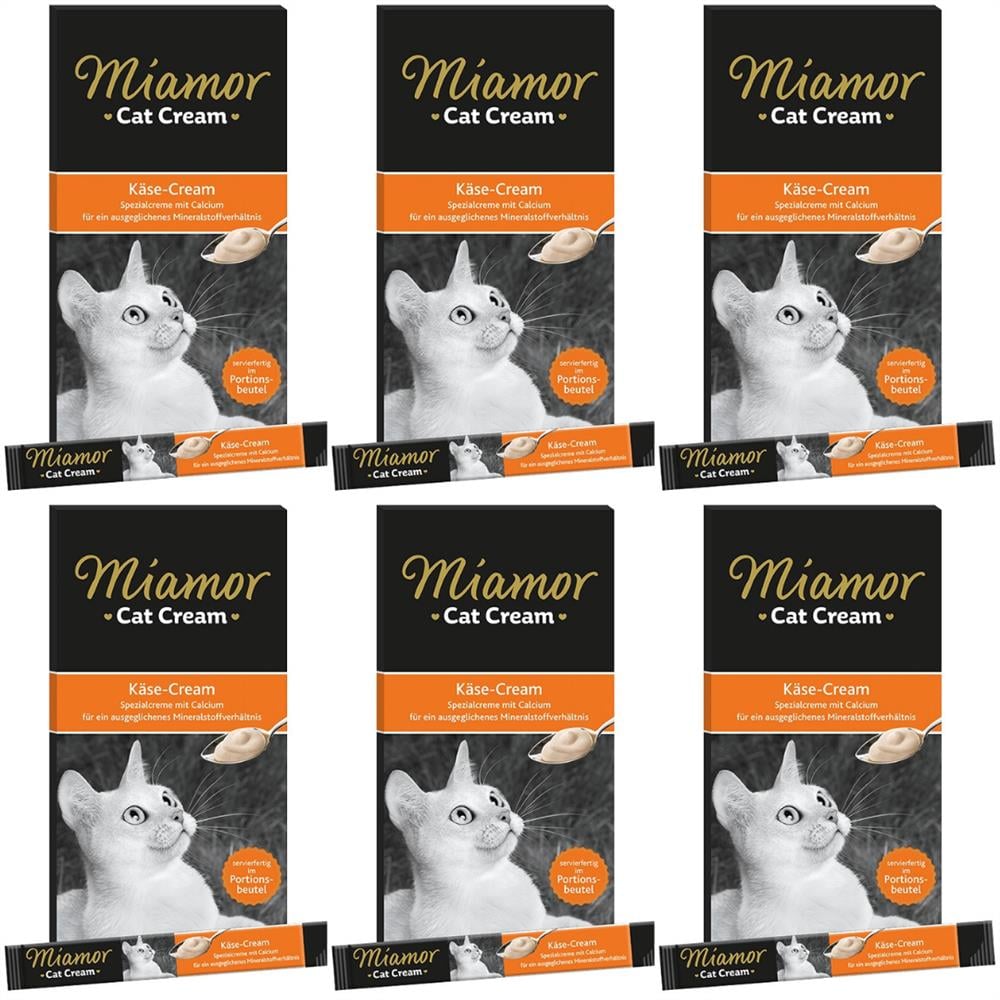 Miamor Cream Peynirli Sıvı Kedi Ödül Maması 15gr (5'li) 6'lı Paket