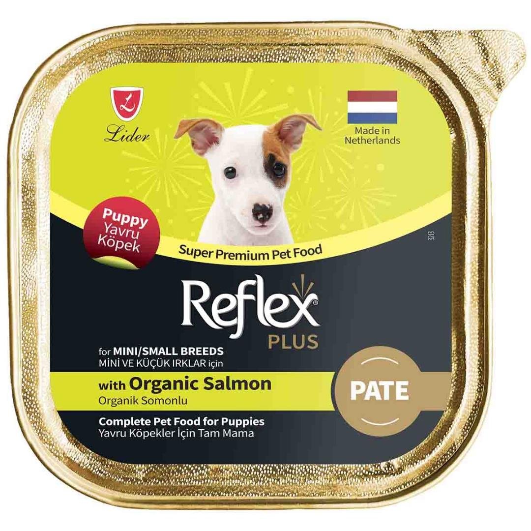 Pate Organik Somonlu Mini ve Küçük Irklar İçin Yavru Köpek Konservesi 85gr - 6 Adet