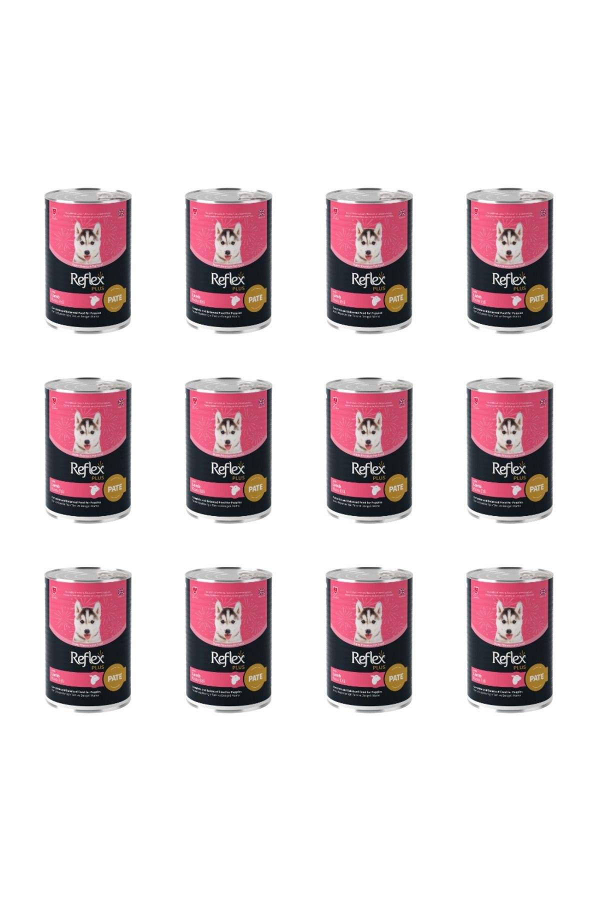 Plus Pate İçinde Et Parçacıklı Yavru Köpek Konservesi 395 Gr (12 Adet)