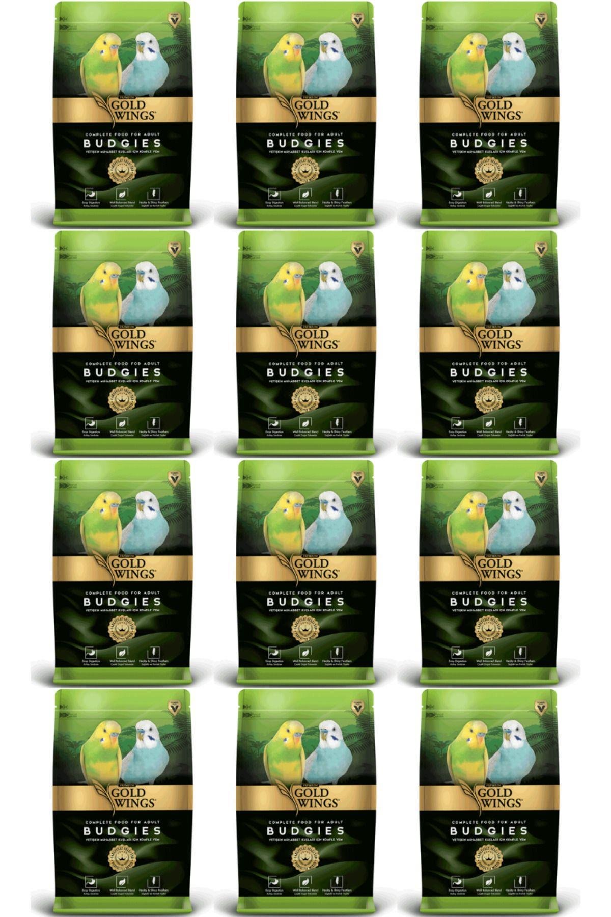 Premium Muhabbet Kuşu Yemi 1kg - 12 Paket
