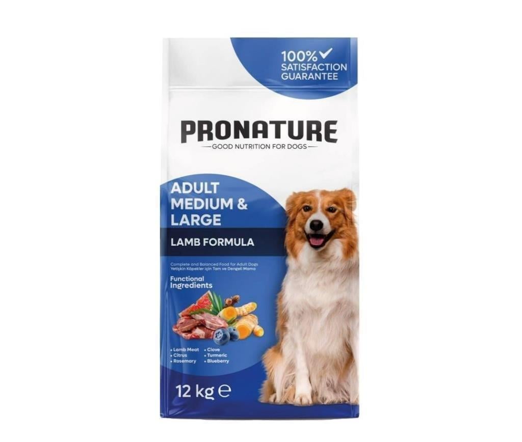 Pronature Kuzulu ve Pirinçli Yetişkin Köpek Maması 12kg