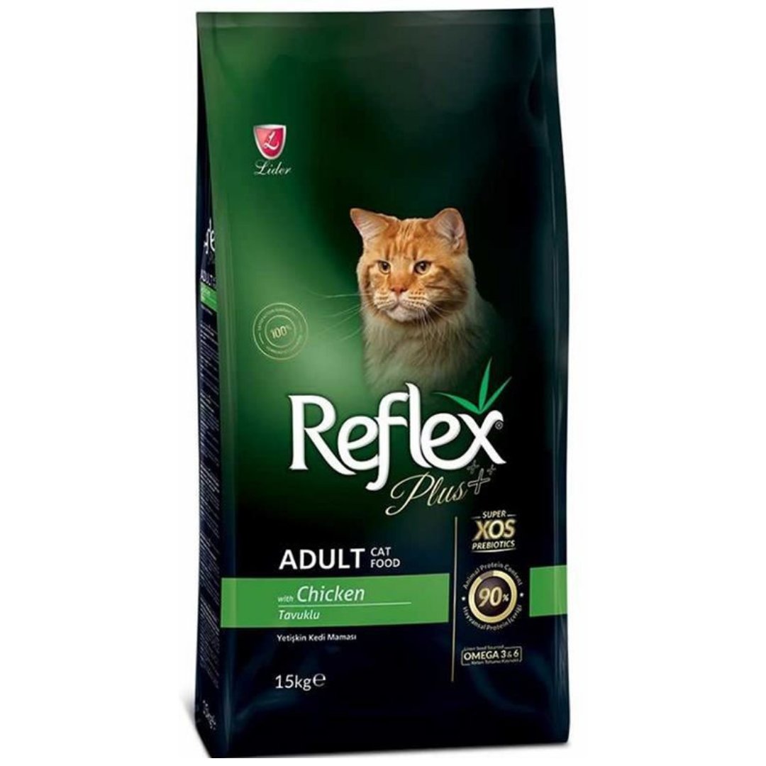 Reflex Plus Tavuklu Yetişkin Kedi Maması 15kg