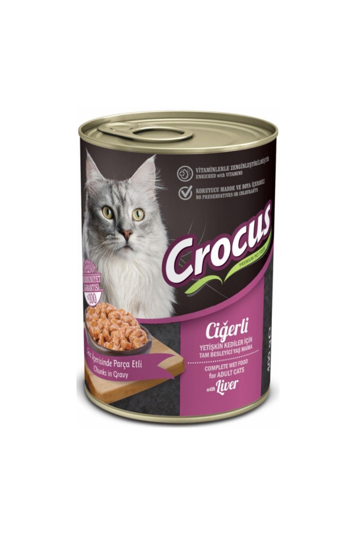 Sos İçinde Parça Ciğerli Yetişkin Kedi Konservesi 400gr - 12 Adet