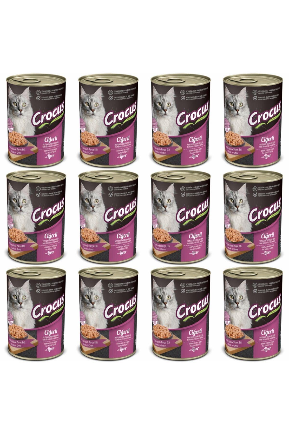 Sos İçinde Parça Ciğerli Yetişkin Kedi Konservesi 400gr - 12 Adet
