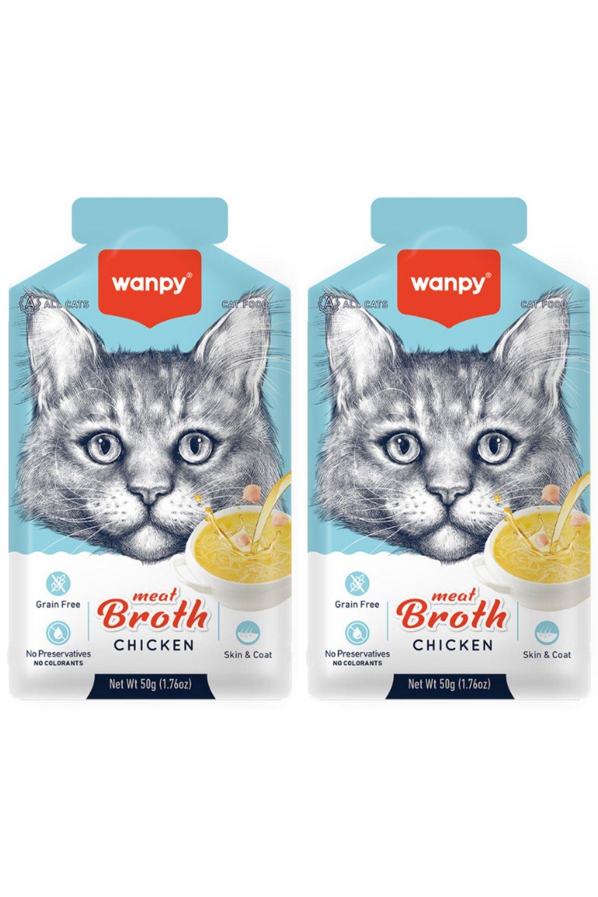 Tavuklu Tahılsız Kedi Çorbası 50gr - 2 Adet
