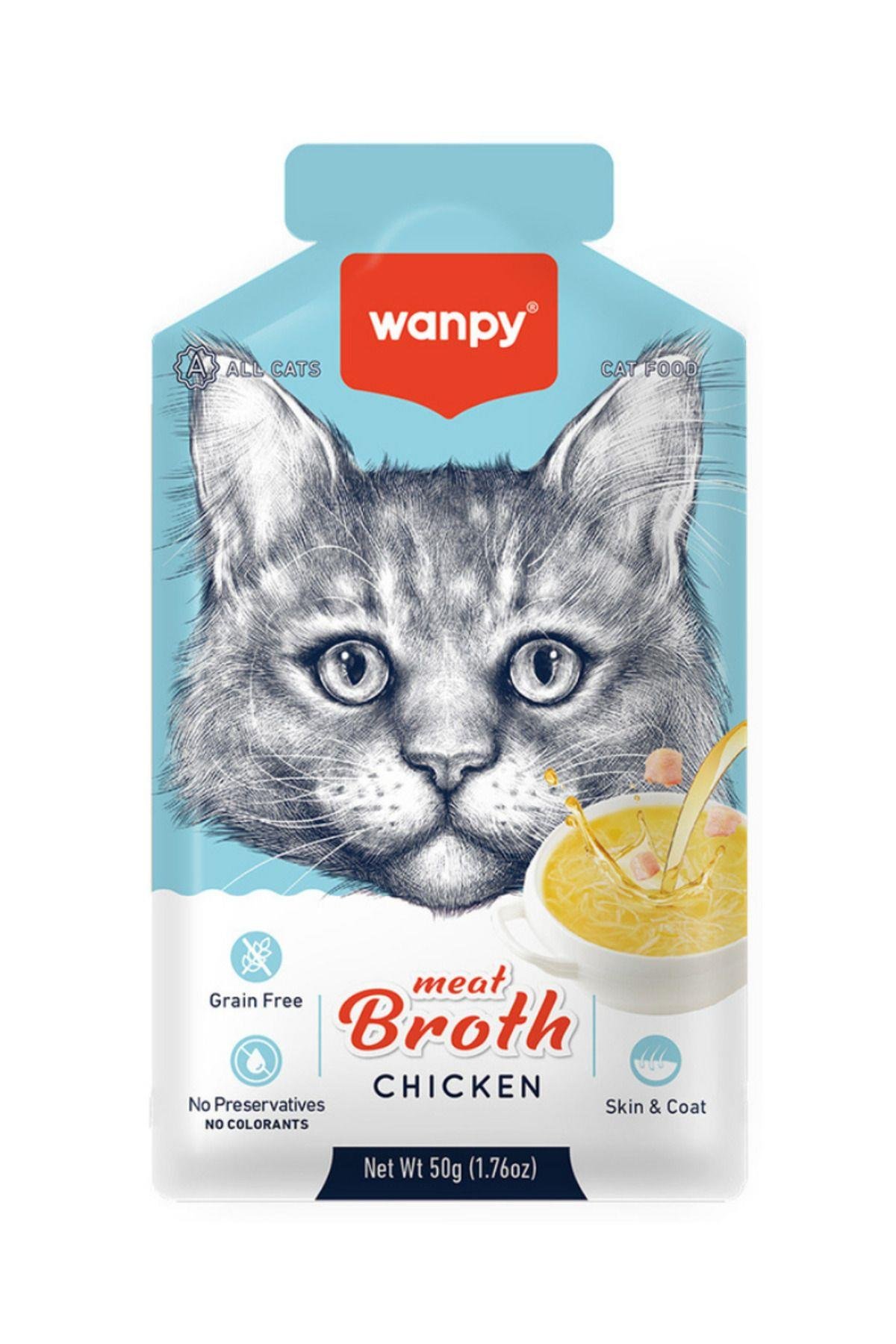 Tavuklu Tahılsız Kedi Çorbası 50gr - 2 Adet