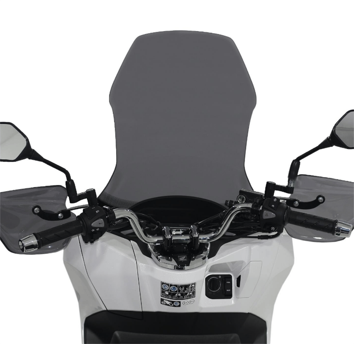 GP Kompozit Honda PCX 125 2021-2023 Uyumlu Ön Tur Camı Şeffaf