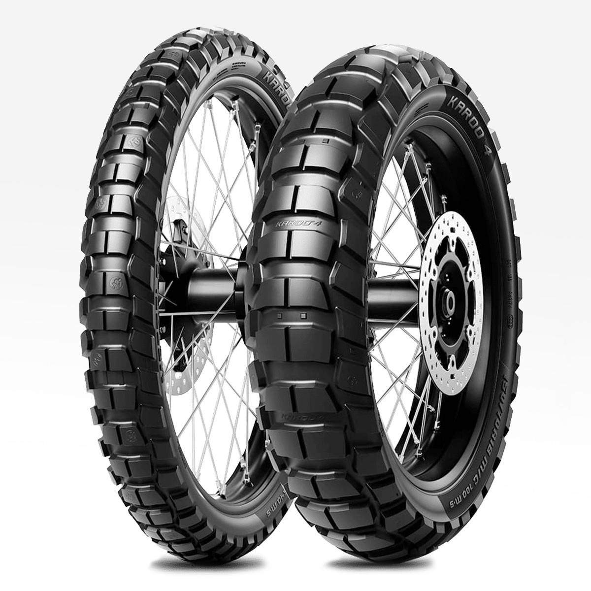 Metzeler Karoo 4 100/90-19 57S M+S TL ve 130/80R17 65Q M+S TL