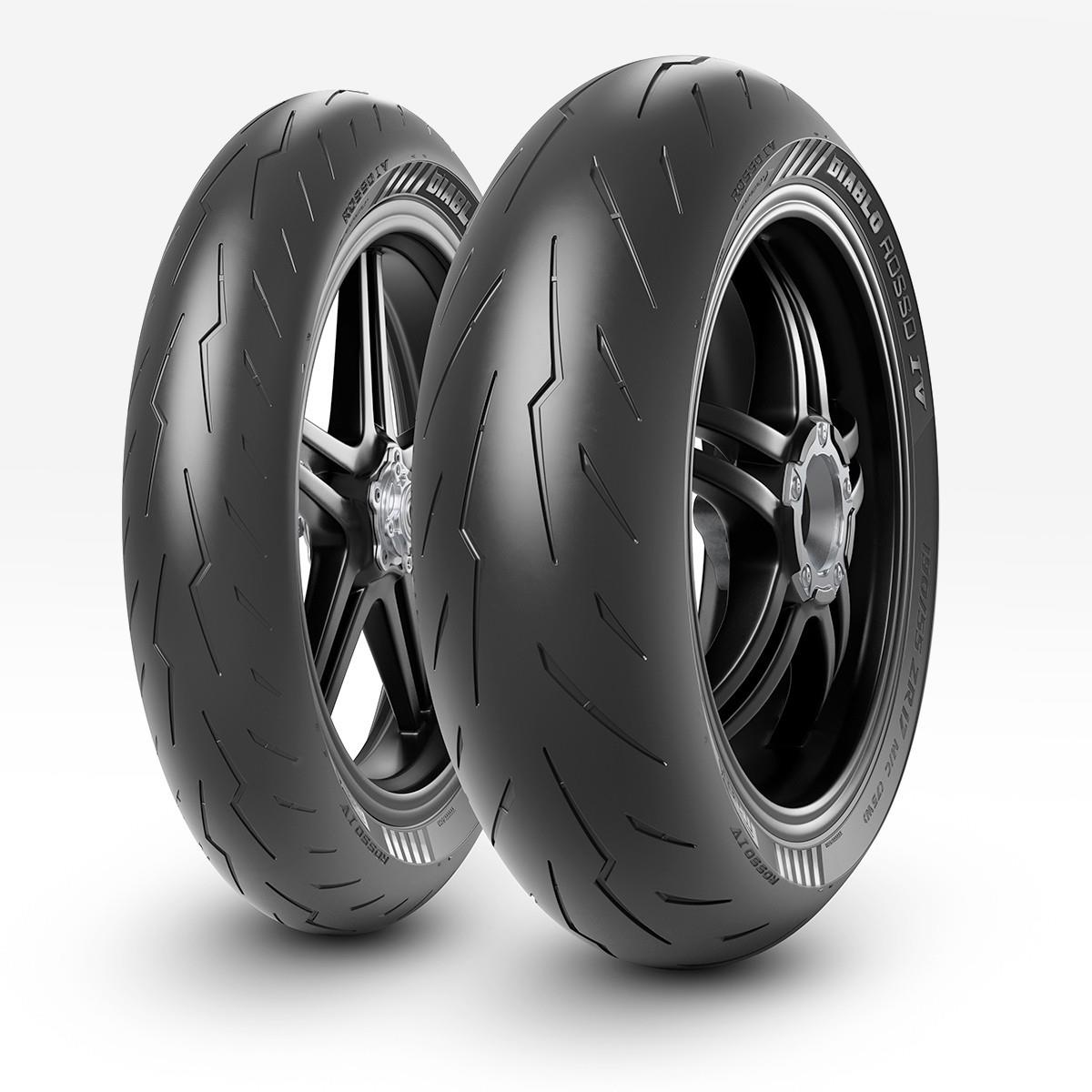 Pirelli Diablo Rosso IV 120/70ZR17 (58W) TL ve 190/50ZR17 (73W) TL
