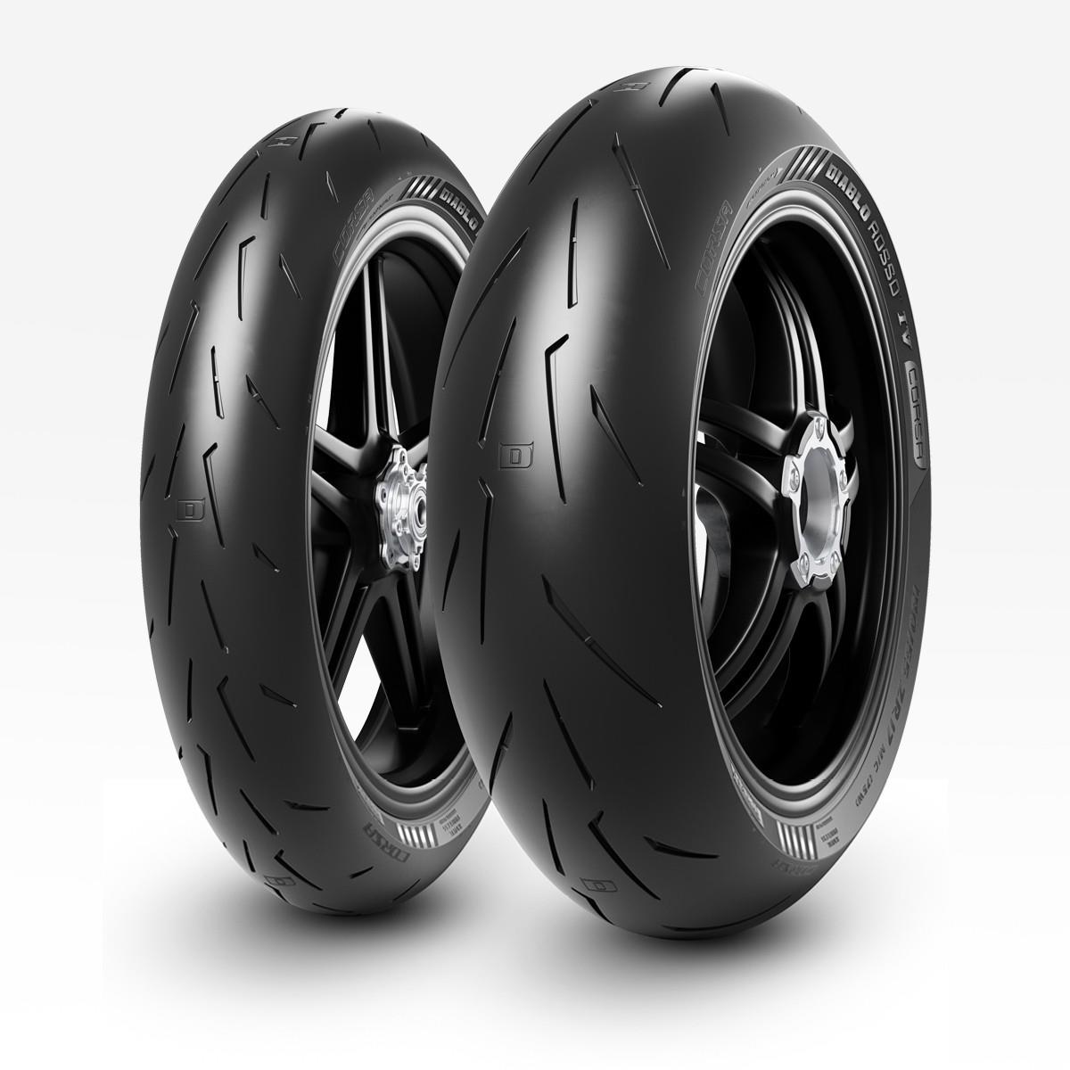 Pirelli Diablo Rosso IV Corsa 120/70ZR17 (58W) TL ve 180/60ZR17 (75W) TL