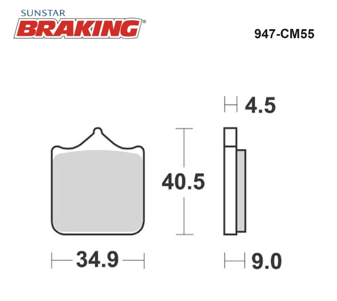 SİNTERLİ ÖN FREN BALATASI / BMW / S 1000 R / 1000cc / ÖN İKİ TAKIM KULLANIR / 2014-2015-2016-2017-2018-2019