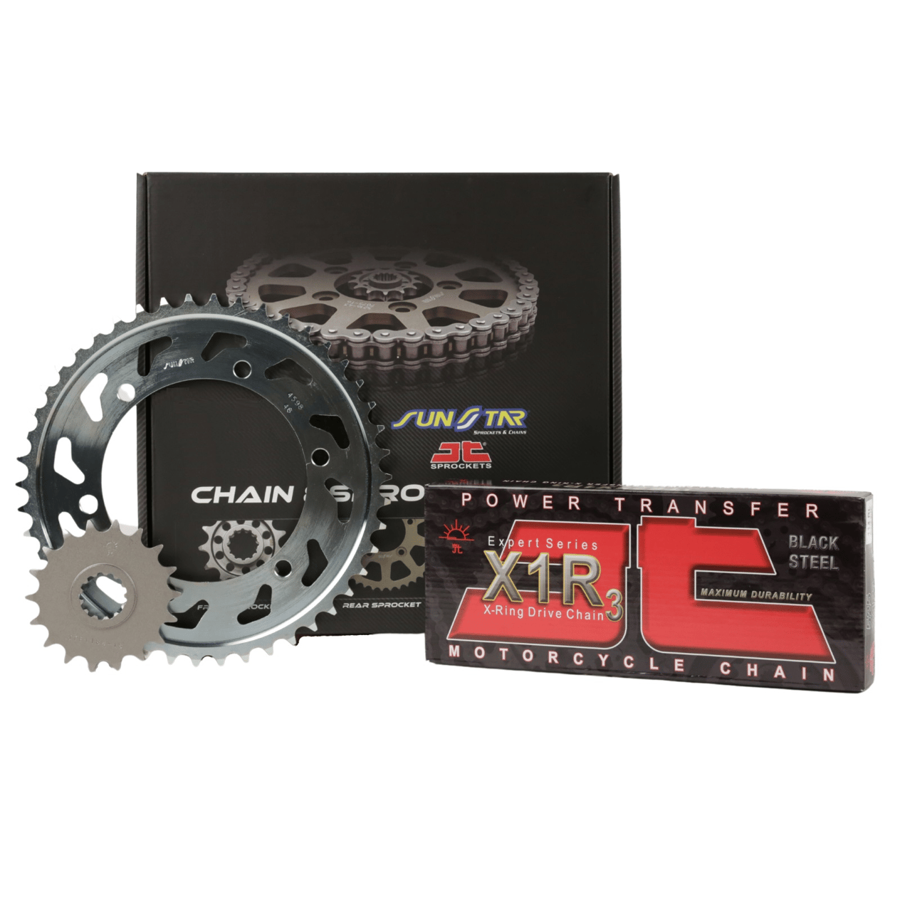 ZİNCİR DİŞLİ SETİ HONDA CRF 250 R (250 cc)  (2004-2010) / ZİNCİR: JT-520X1R3 (Çelik)-114 / DİŞLİ: JT (13T-51T) / HONDA / CRF 250 R / 250cc / 2004-2005-2006-2007-2008-2009-2010-2011-2012-2013-2014-2015-2016-2017-2018-2019-2020-2021-2022