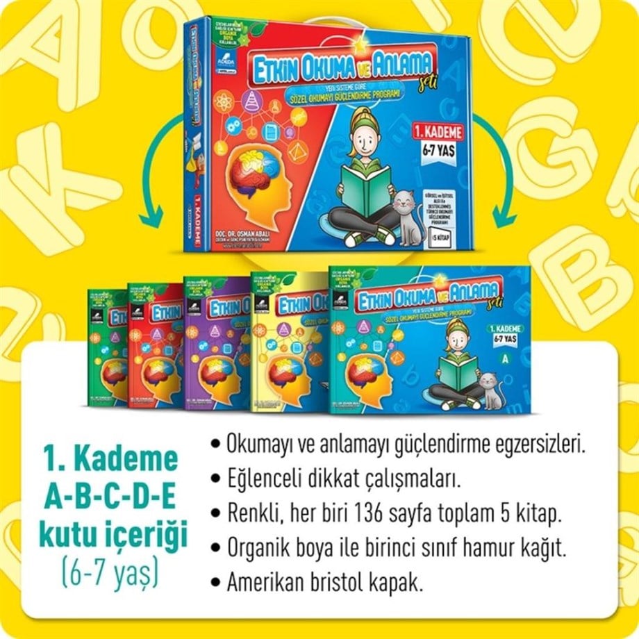 Adeda Etkin Okuma ve Anlama Seti - 1.Kademe