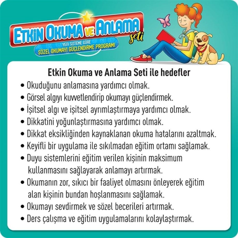 Adeda Etkin Okuma ve Anlama Seti - 1.Kademe