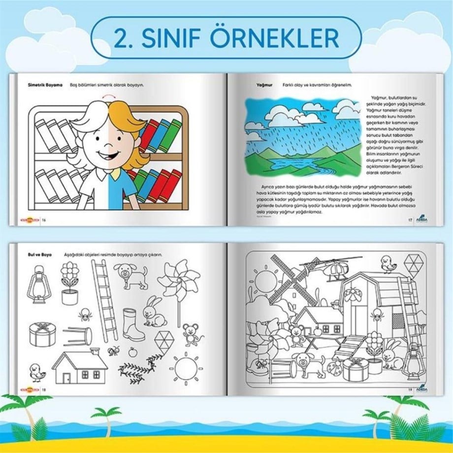 Adeda Tatil Etkinlikleri Kitabı - 2.SINIF