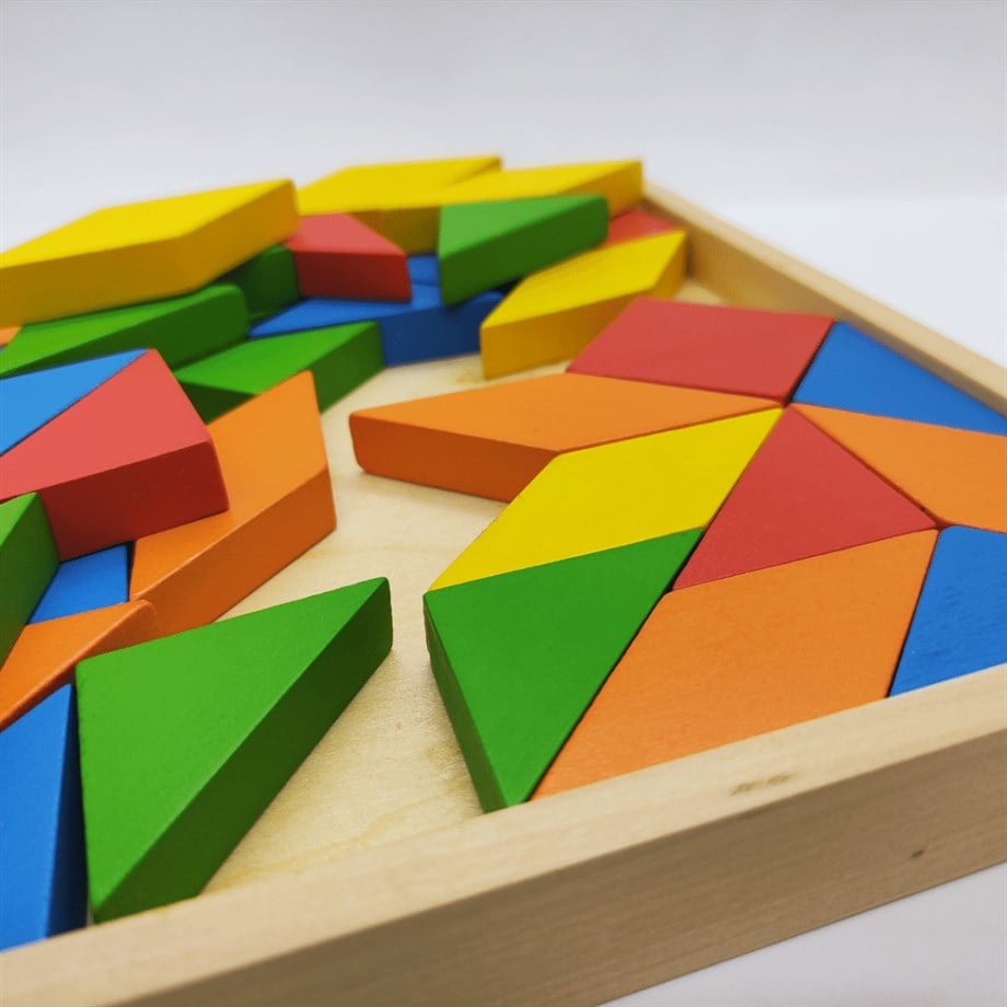 Ahşap Yıldız Tangram 39 parça