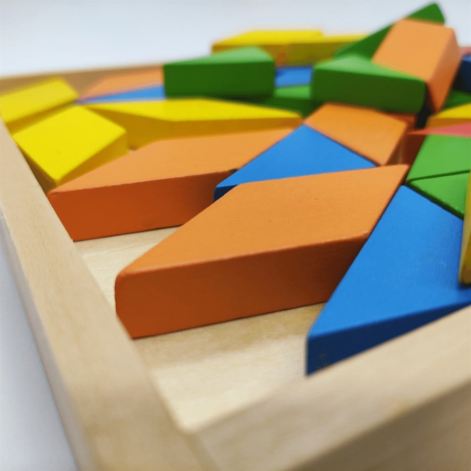 Ahşap Yıldız Tangram 39 parça