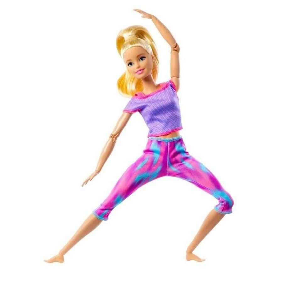 Barbie Sarışın Taytlı Sonsuz Hareket Bebeği