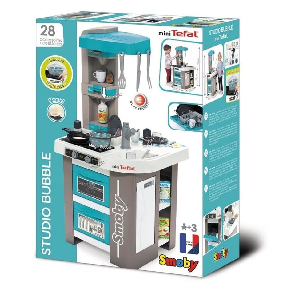 Smoby Tefal Studio Kitchen Bubble Mutfak Seti