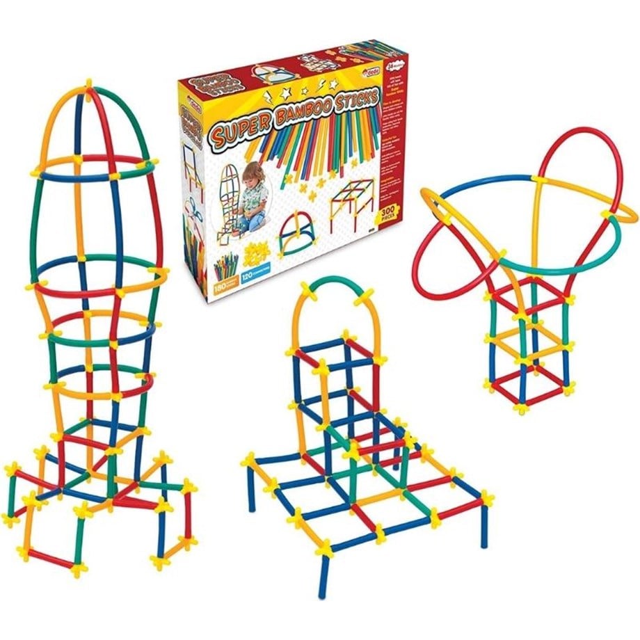 Süper Bambu Çubuklar Setı / 300 Parça