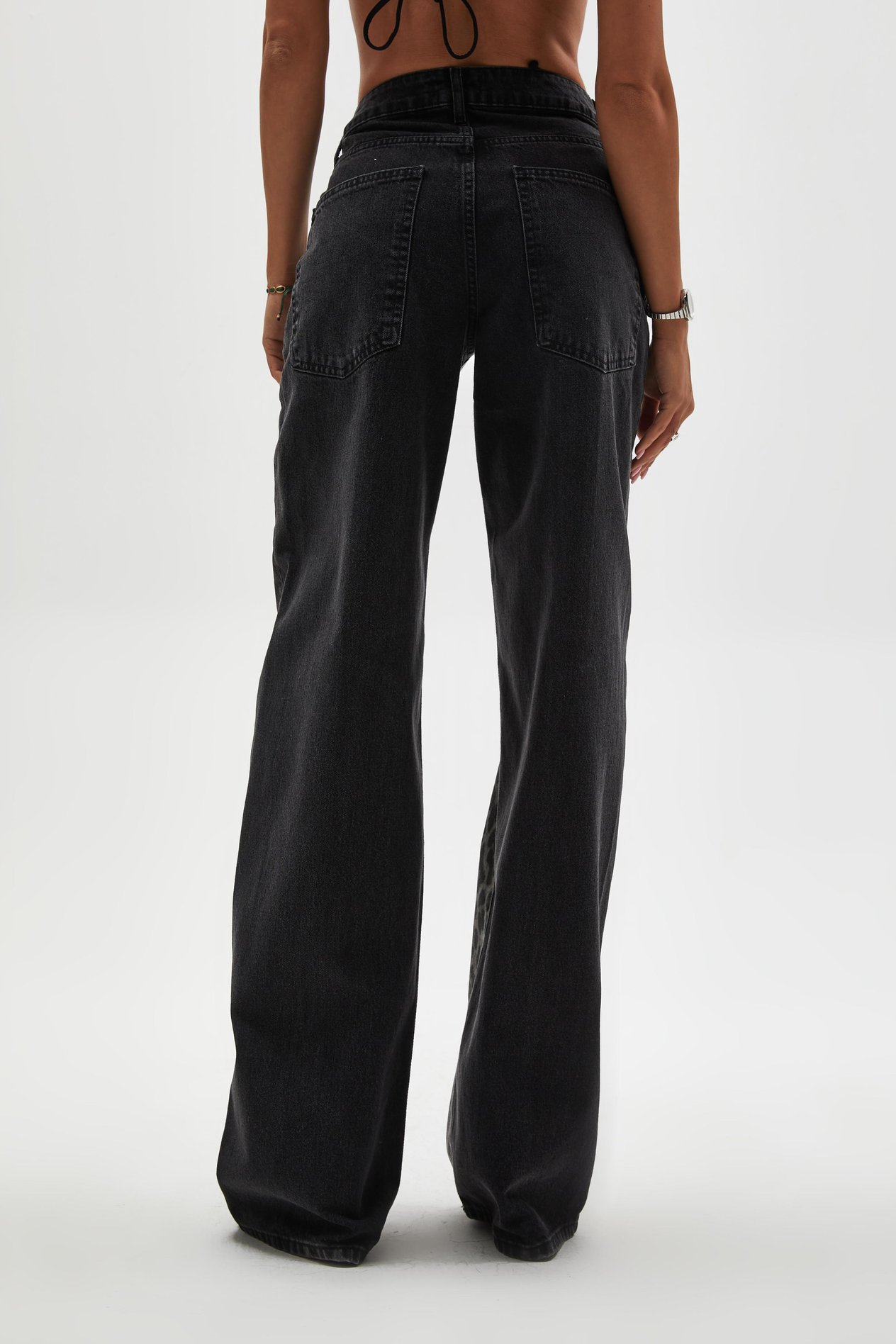 Leopar Desen Detaylı Jean 