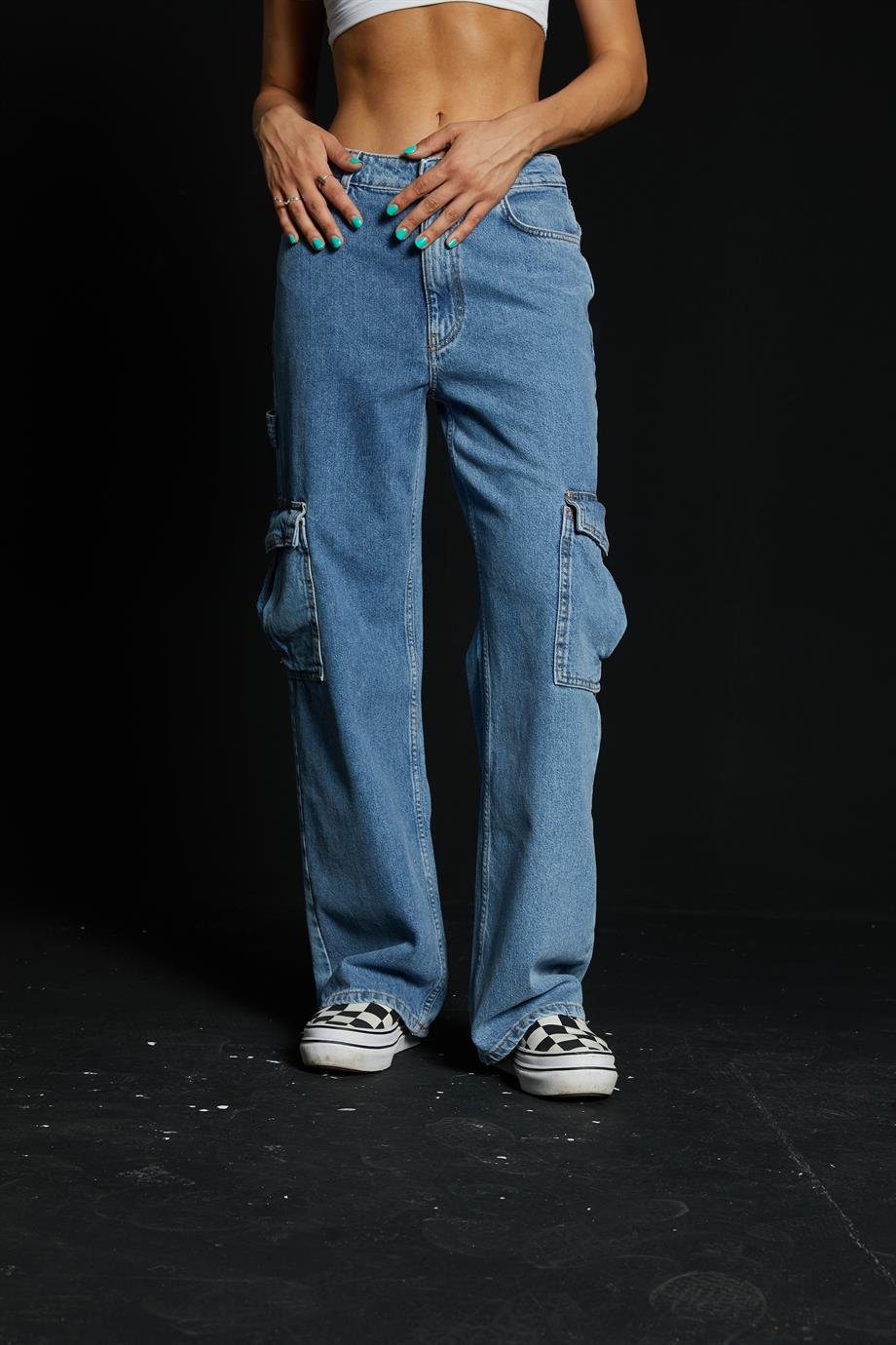 Straight Fit Kargo Pantolon