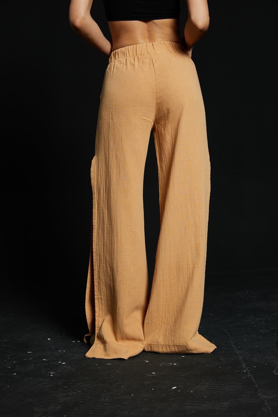 Yırtmaçlı Bohem Pantolon