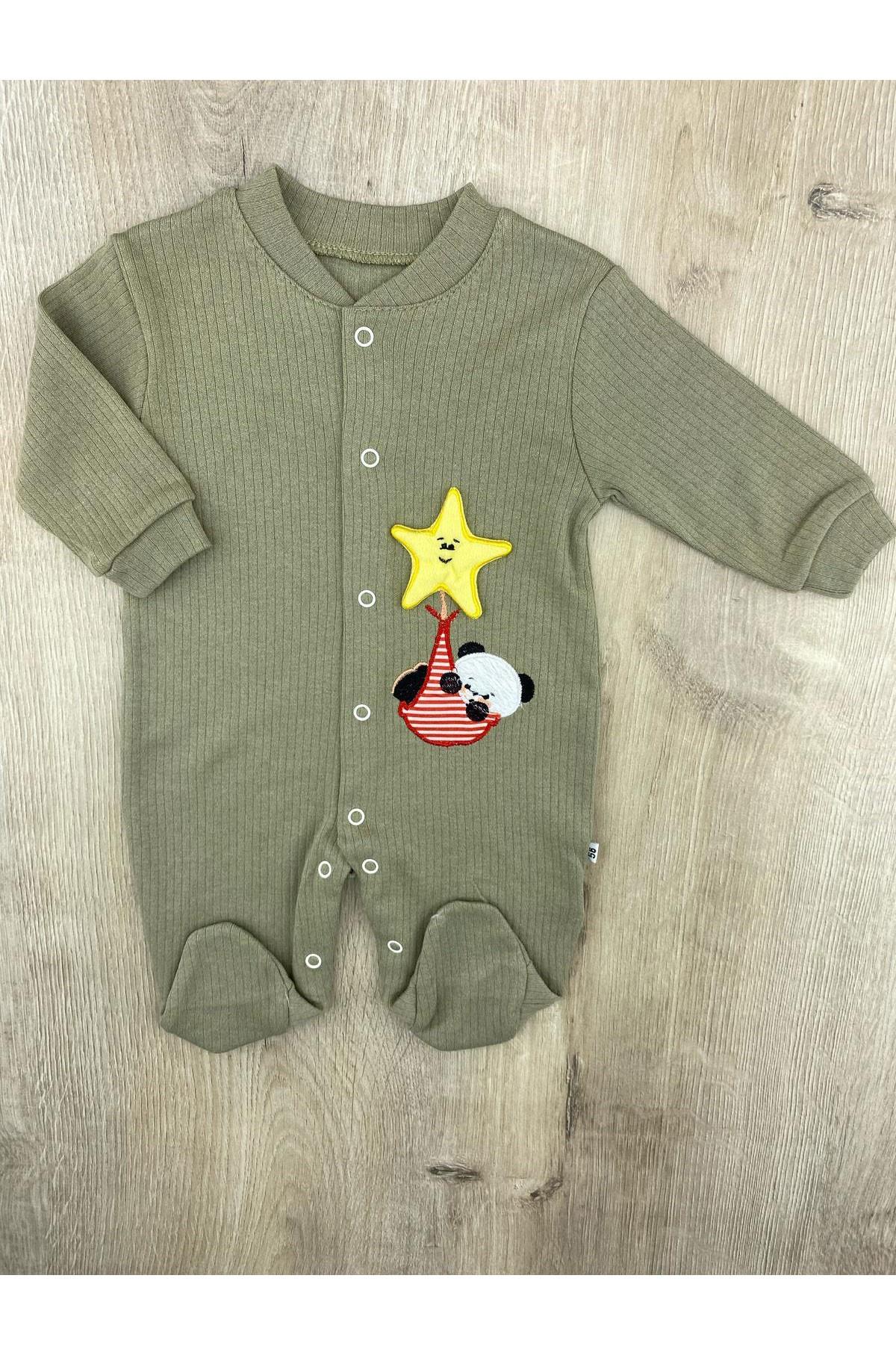 Kids Wear(0-9 Ay) Ayyıldız Desenli Tulum