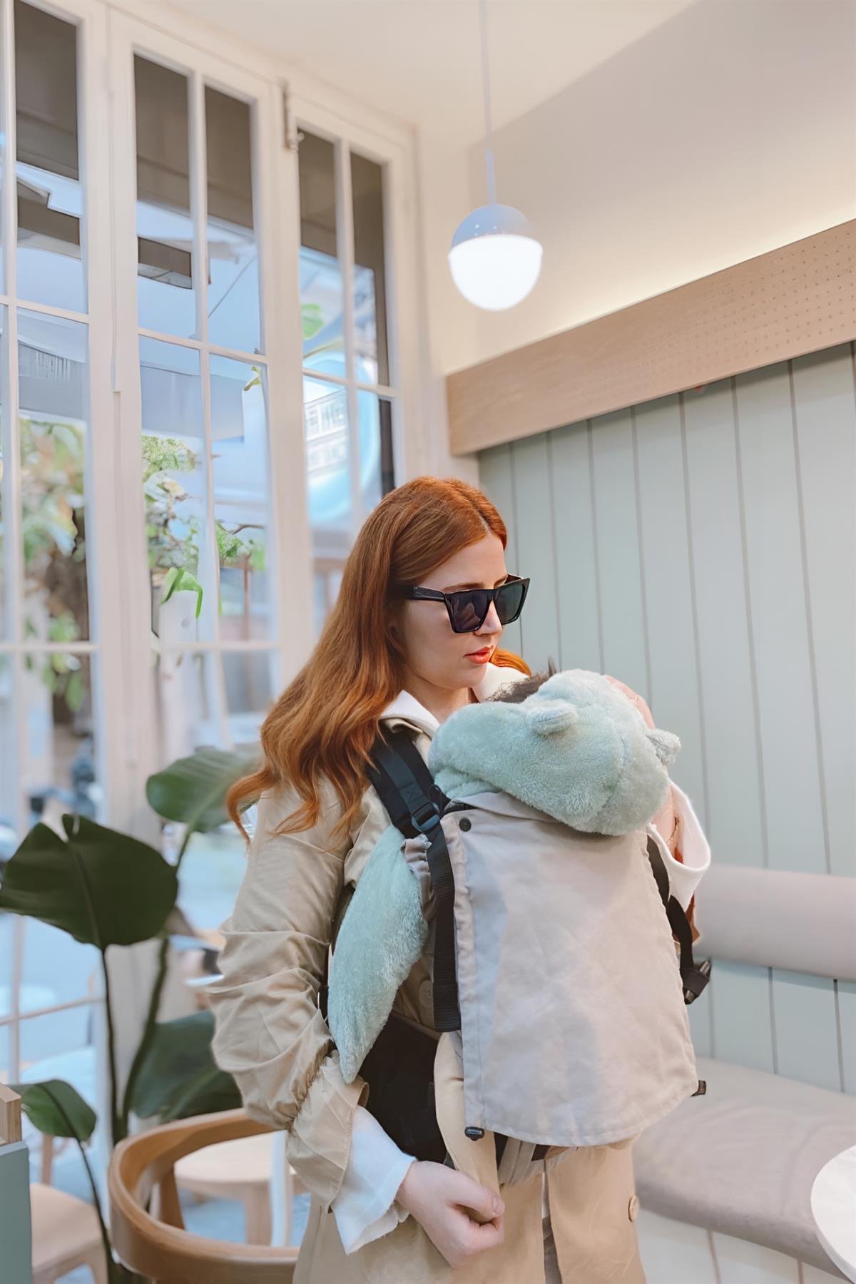 Ivory New Age Büyüyen Yenidoğan Ergonomik Bebek Kangurusu - Oeko Tex
