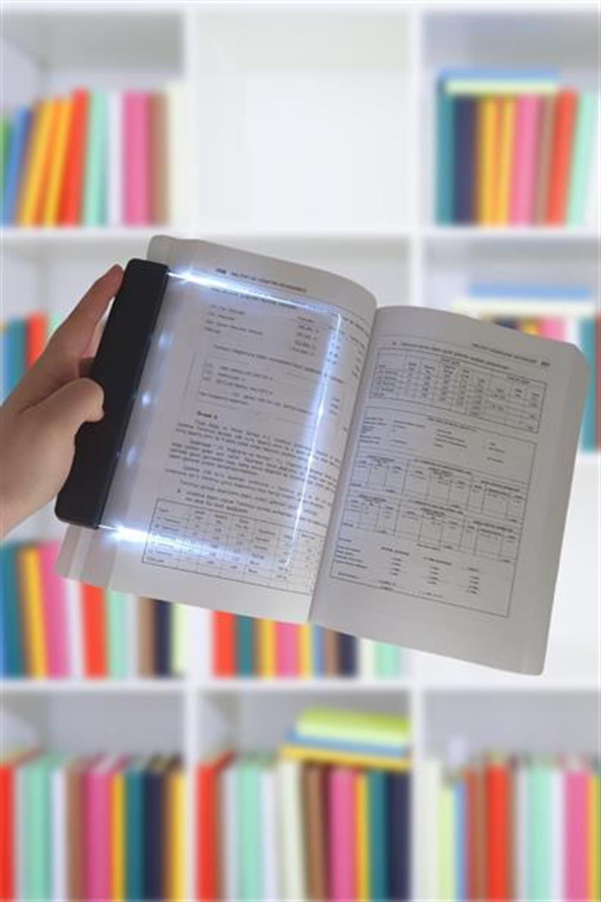BUFFER® Kitap Arası Okuma Işığı Led Panel Kitap Okuma Lambası