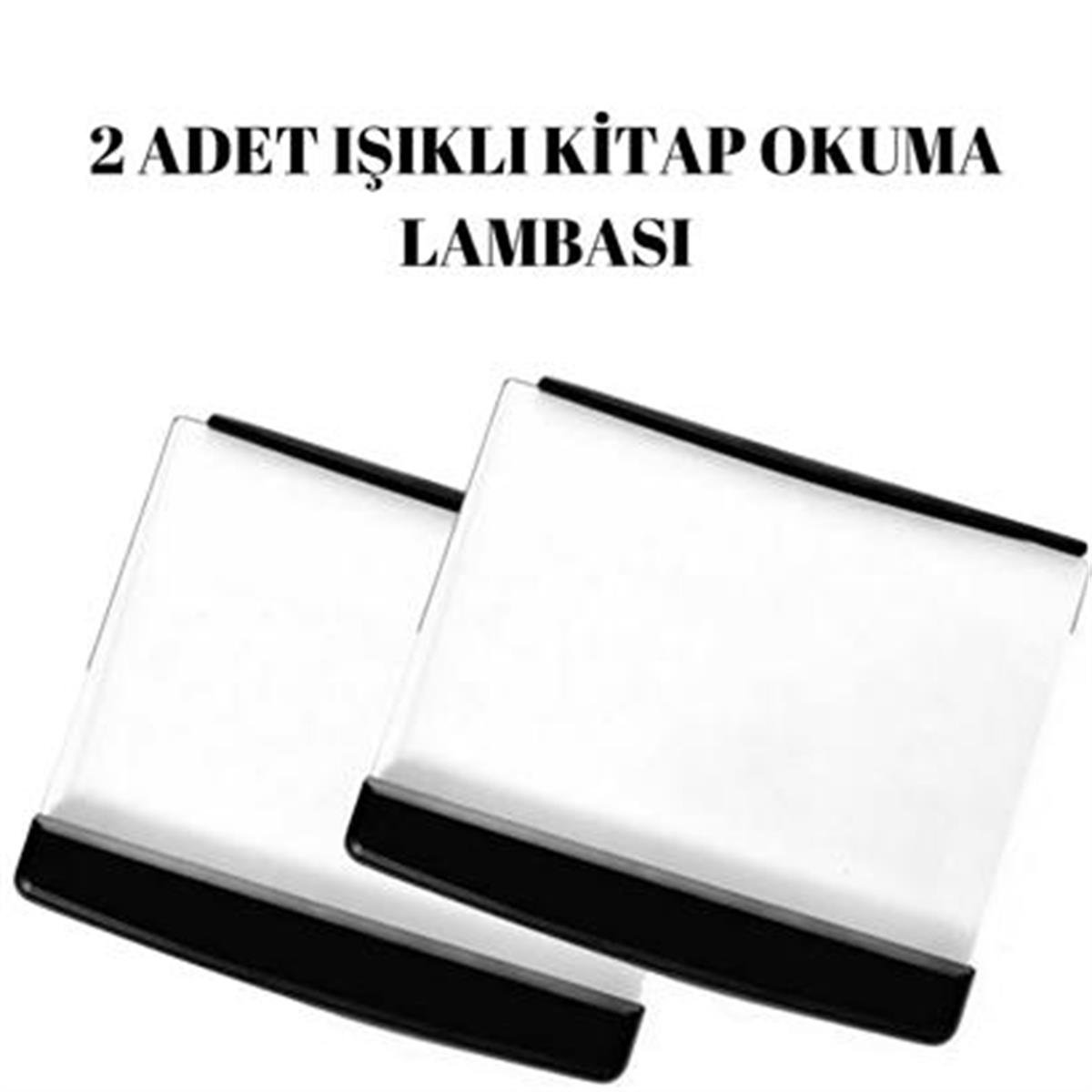 BUFFER® Kitap Arası Okuma Işığı Led Panel Kitap Okuma Lambası