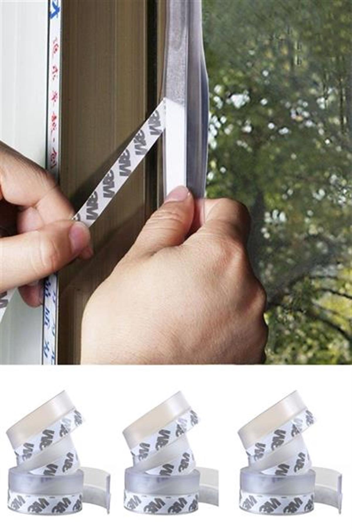 BUFFER® Pencere ve Kapı Eşiği Bandı Kendinden Yapışkanlı Silikon Şerit