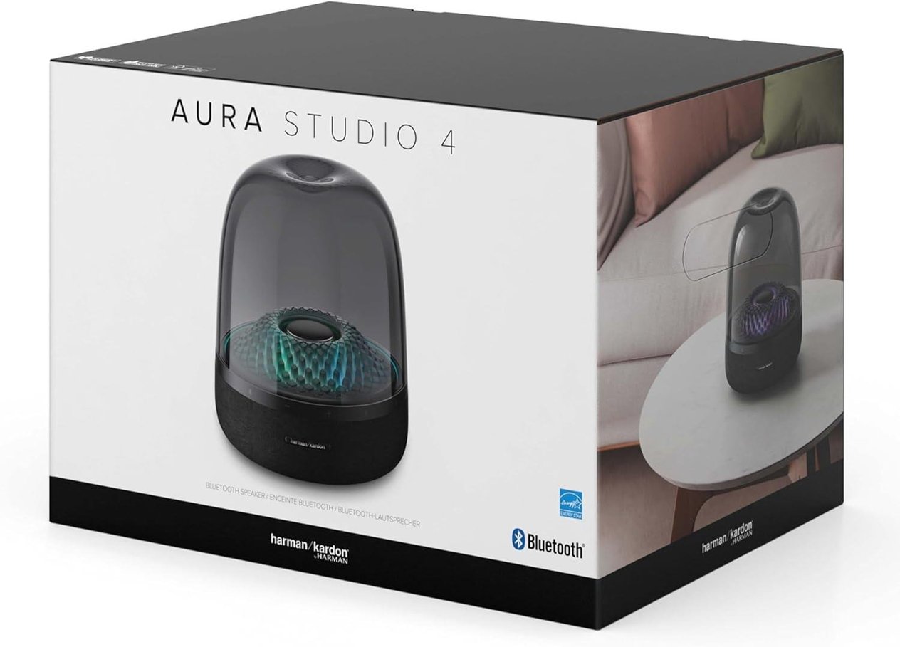 Harman Kardon Aura Studio 4 Bluetooth Hoparlör, Siyah