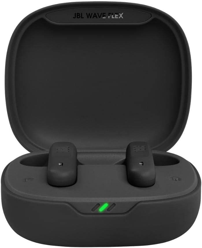 JBL Wave Flex Kablosuz Kulakiçi Kulaklık, Siyah