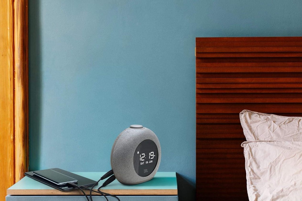 JBL Horizon 2 Alarmlı Saat, Bluetooth Hoparlör, Siyah