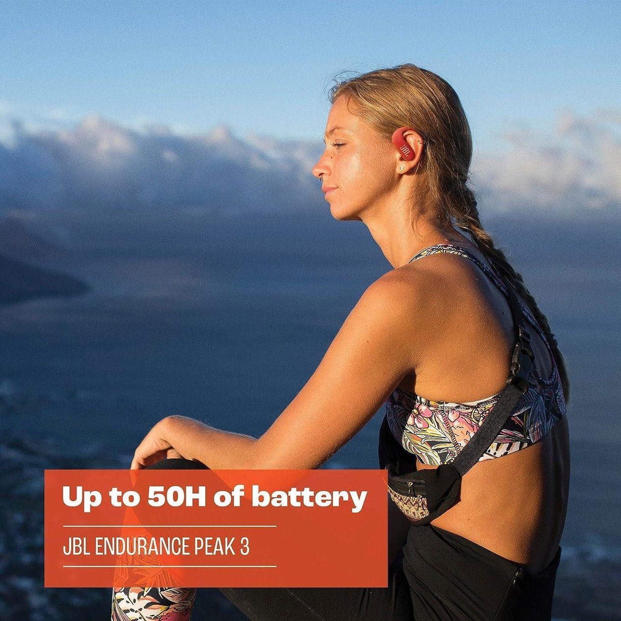 JBL Endurance PEAK III TWS Kulaklık,IE,CT,IP68 - Beyaz