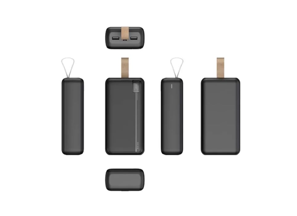 Dexim K8 30.000 Mah LED Işıklı Powerbank Siyah - DCA0051