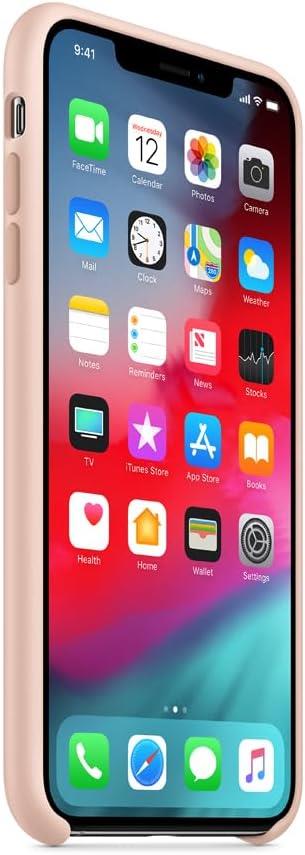 Apple iPhone XS Max Silikon Kılıf Kum Pembesi