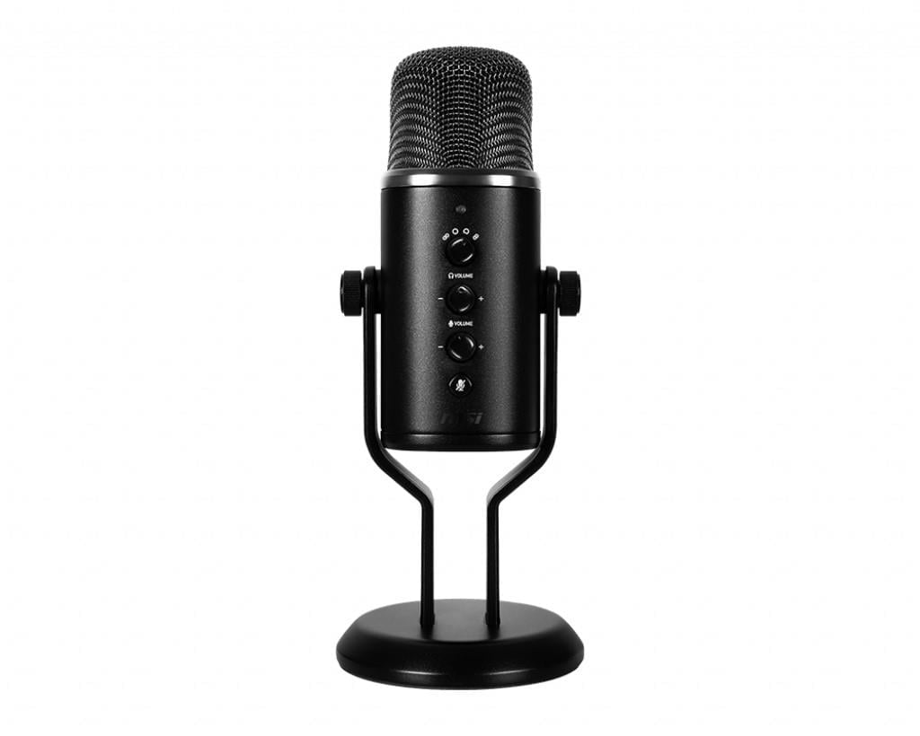 MSI GG IMMERSE GV60 STREAMING MIC YAYINCI MIKROFONU 24BİT/96KHZ SARKI SOYLEME PODCAST ROPORTAJ TOPLANTI VE OYUN YAYINLARI ICIN 4 FAR