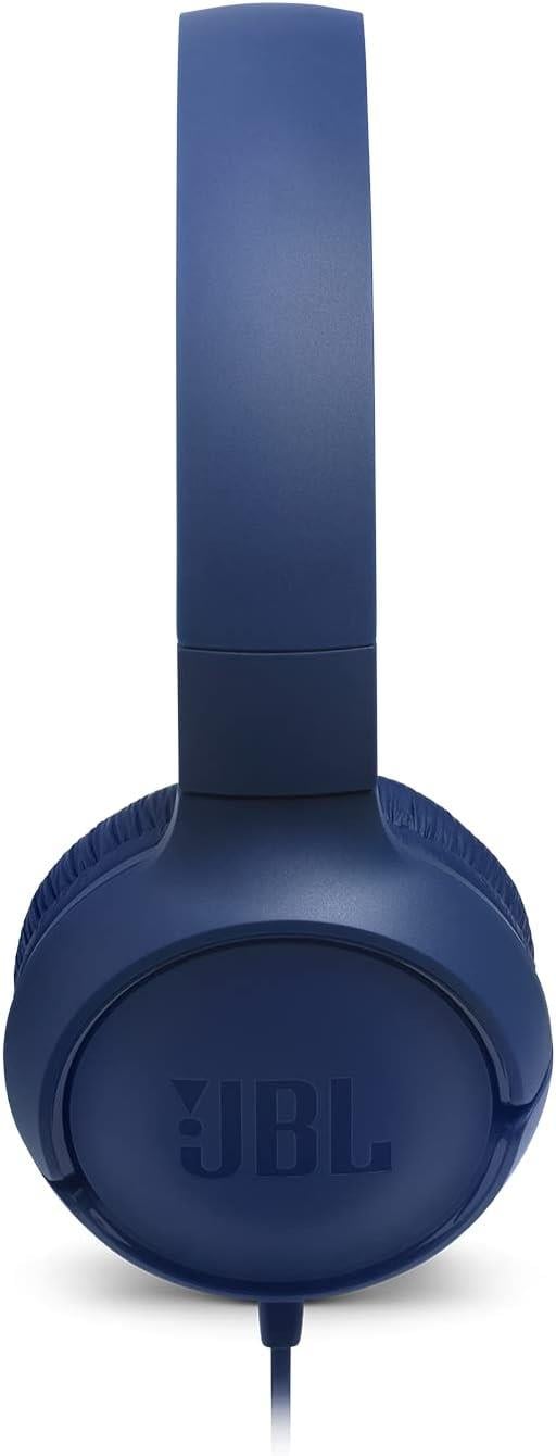JBL Tune 500 Kulaküstü Kablolu Kulaklık - Mavi
