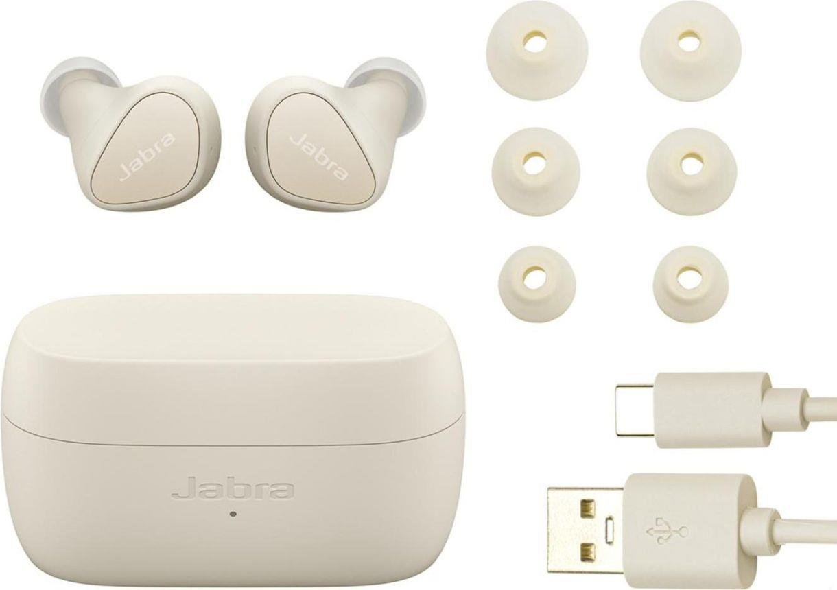 Jabra Elite 4 Kablosuz Gürültü Engelleme Özellikli Kulak İçi Kulaklık - Light Beige