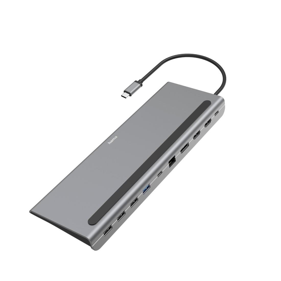 Hama USB-C 10 port 4xUSB-A,2xUSB-C,HDMI,LAN Dock Station