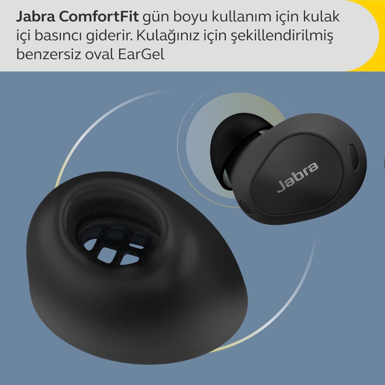 Jabra Elite 10 Comfortfit Bluetooth Kulaklık - Titanium Siyah