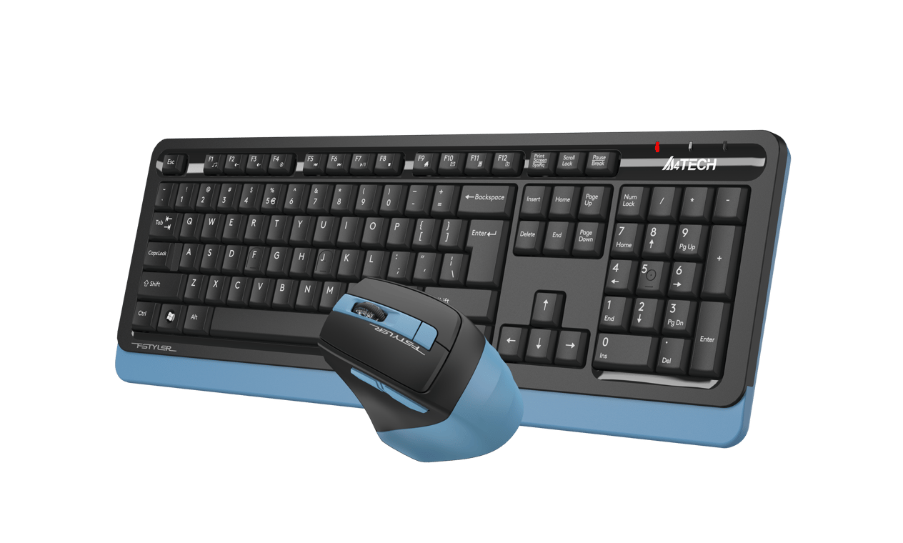 A4-Tech FG1035 Kablosuz Q Klavye Mouse Set - Mavi